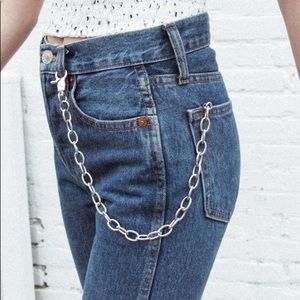Brandy Melville Silver Wallet Chain
